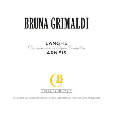 Domaine Bruna Grimaldi - DOC Langhe - Arneis blanc 2024