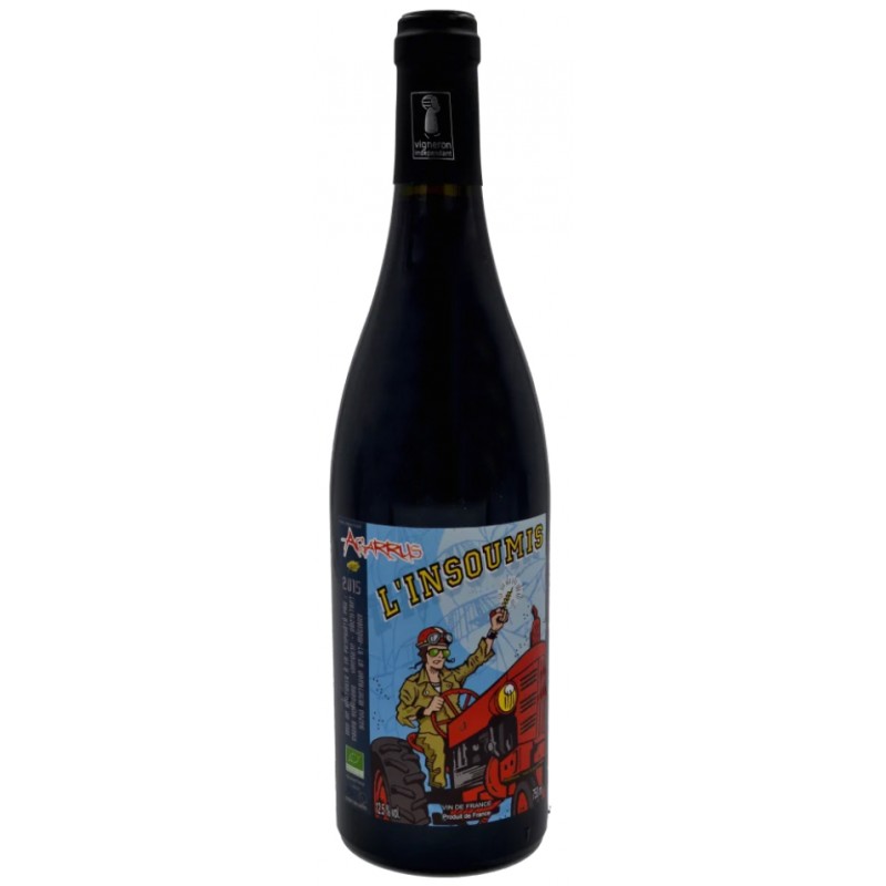 Domaine d'agarrus - Vin de France - Insoumis 2021 rouge