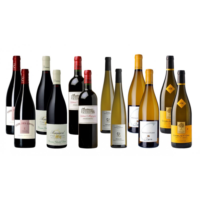 Open case 12 bottles - Tour de France bio red and white