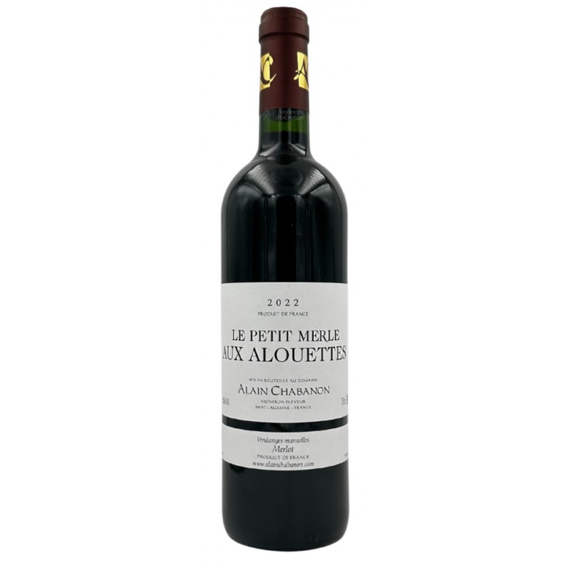 Domaine A. Chabanon - IGP St guilhem le désert - Petit Merle aux Alouettes 2022