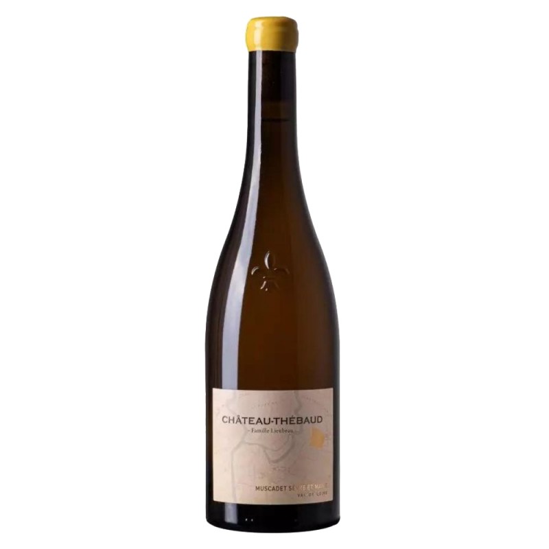 Bouteille de Muscadet Sèvre et Maine Château-Thébaud 2022, vin blanc bio, Domaine Lieubeau