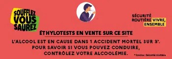 Ethylotests en vente